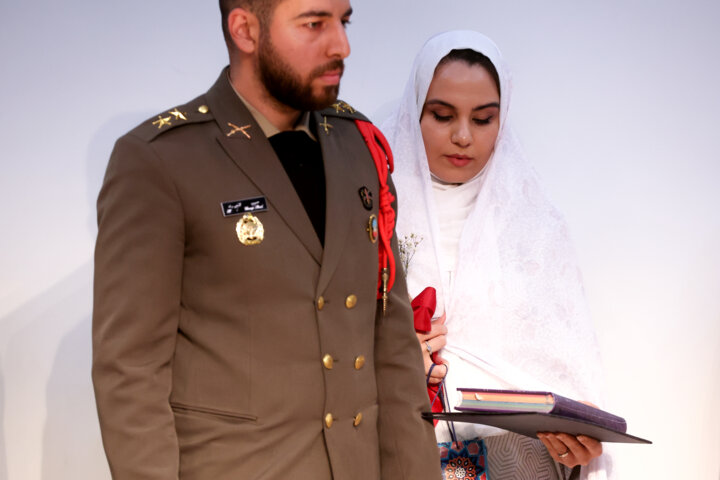 مراسم ازدواج دانشجویان دانشگاه افسری امام علی (ع)