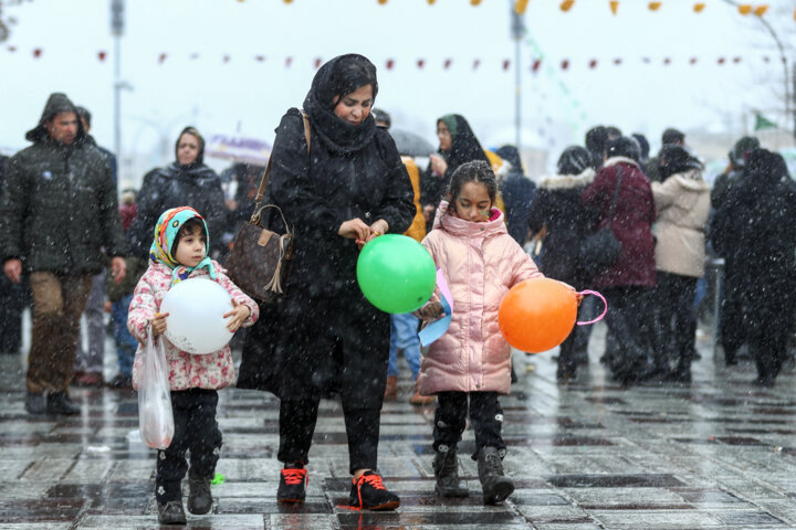 پیاده روی جشن میلاد امام زمان(عج) همدان