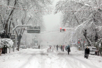 Snowfall in Rasht