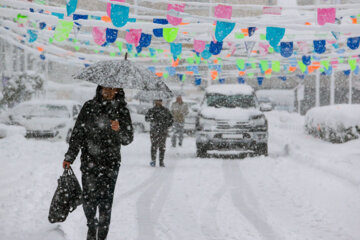 Snowfall in Rasht