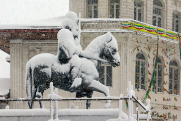 Snowfall in Rasht