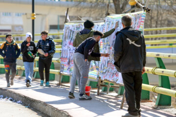 تبلیغات نامزدهای انتخاباتی در اردبیل