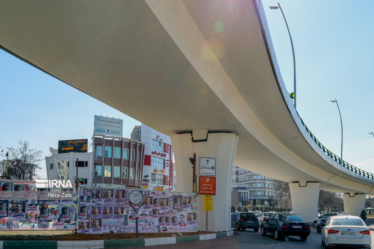 تبلیغات نامزدهای انتخاباتی در اردبیل