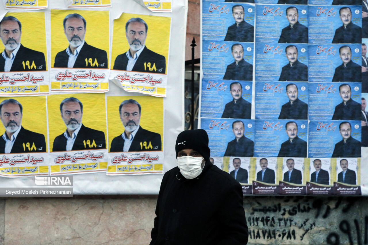 تبلیغات نامزدهای انتخاباتی - سنندج