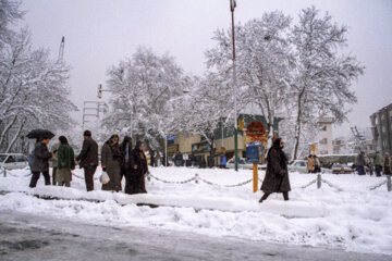 بارش برف در شهر تهران ۱۳۸۰