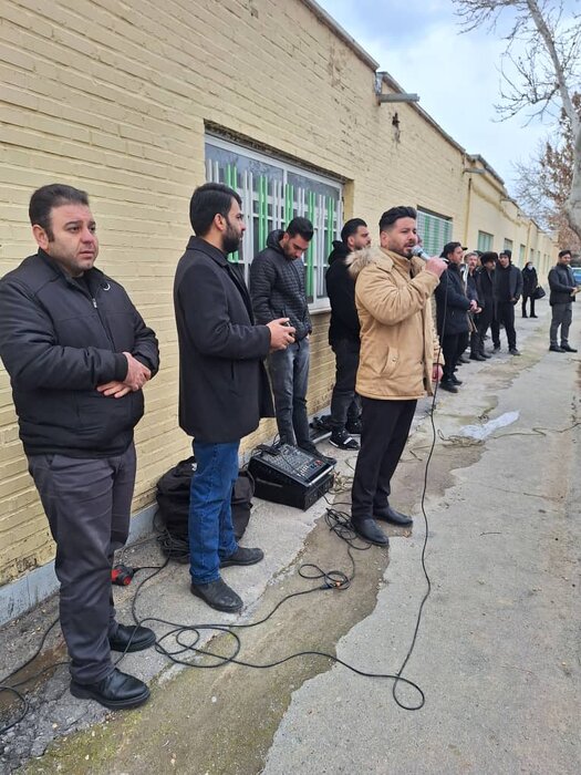 تصاویری از تشییع پیکر معین محمودزاده بازیگر جوان