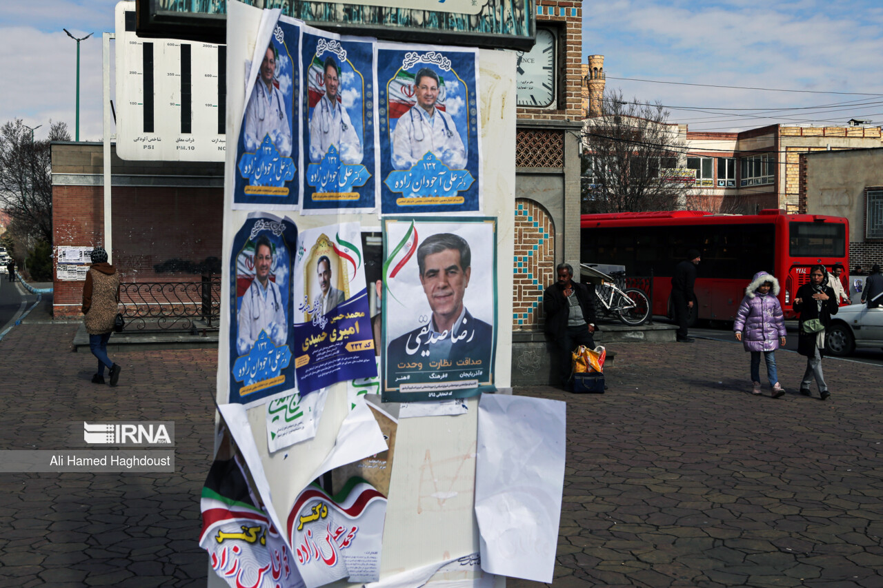 تبلیغات انتخاباتی در تبریز