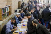 ایران، سنندج میں ووٹنگ