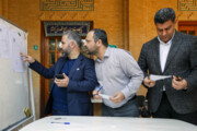 حماسه آفرینی خانواده بزرگ صنعتگر و اصناف خوزستان در پای صندوق‌های رای
