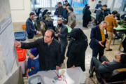فیلم(۲۳) | ادامه ازدحام مردم در پای صندوقهای رای در مشهد