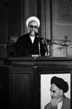 محمد امامی کاشانی در سمینار هیئت نظارت بر انتخابات مجلس شورای اسلامی - ۱۶ دی ۱۳۶۶