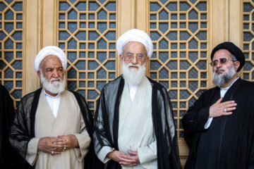 محمد امامی کاشانی در تشیع پیکر آیت الله محمد فاضل لنکرانی -  ۲۸ خرداد ۱۳۸۶