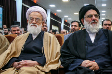 محمد امامی کاشانی و آیت الله هاشمی شاهرودی- ۱۷ آبان ۱۳۸۷