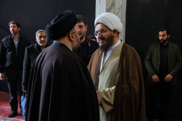 مراسم وداع با پیکر آیت‌الله امامی کاشانی