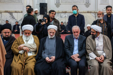 مراسم وداع با پیکر آیت‌الله امامی کاشانی