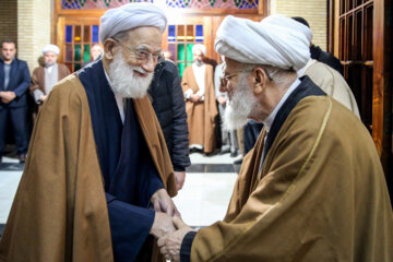 محمد امامی کاشانی در مراسم یادبود آیت الله واعظ زاده در مسجد نور تهران- ۱ بهمن ۱۳۹۵