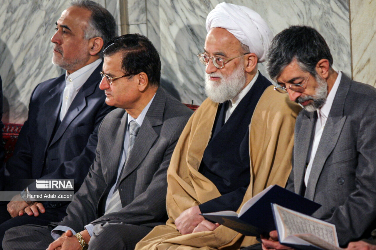 محمد امامی کاشانی- مراسم یادبود شهدای رسانه در سانحه سقوط هواپیمای سی ۱۳۰- ۱۹ آذر ۱۳۸۴
