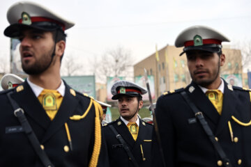 چهل و ششمین مراسم دانش اموختگی دانشجویان دانشگاه علوم انتظامی با حضور رییس جمهور