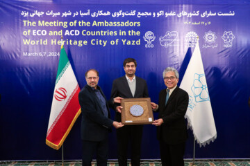 Visita de embajadores de la ACD a Yazd