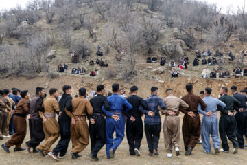 Célébration du Norouz dans la ville de Marivan, dans l'ouest de l'Ira