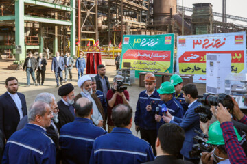 بهرهبرداری از کارخانه زمزم سه با حضور رئیس جمهور