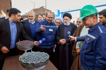 بهرهبرداری از کارخانه زمزم سه با حضور رئیس جمهور