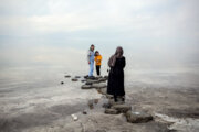 میهمانان در دریاچه ارومیه