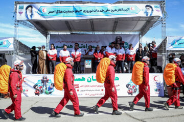 Les forces du Croissant-Rouge iranien prêtes à apporter du réconfort là où il y a des besoins pendant les vacances de Norouz 
