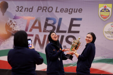 Final round of Iran’s women ping pong league