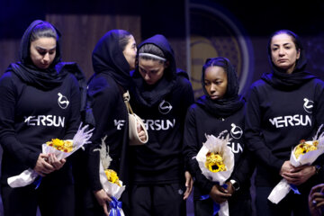 Iran’s women basketball league: Mehrsan vs. Bahman Group