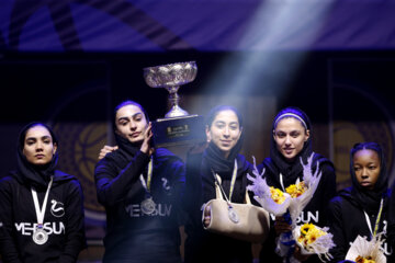 Iran’s women basketball league: Mehrsan vs. Bahman Group