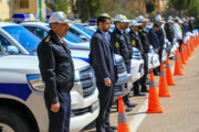 افزایش ناوگان خودرویی پلیس بوشهر در طرح نوروزی