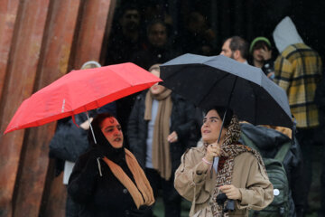 Téhéran sous la pluie