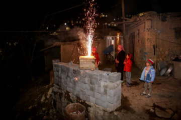 شب چهارشنبه سوری و اولین روز ماه رمضان در روستای گول آخیر