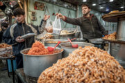 Buying iftar in Kabul