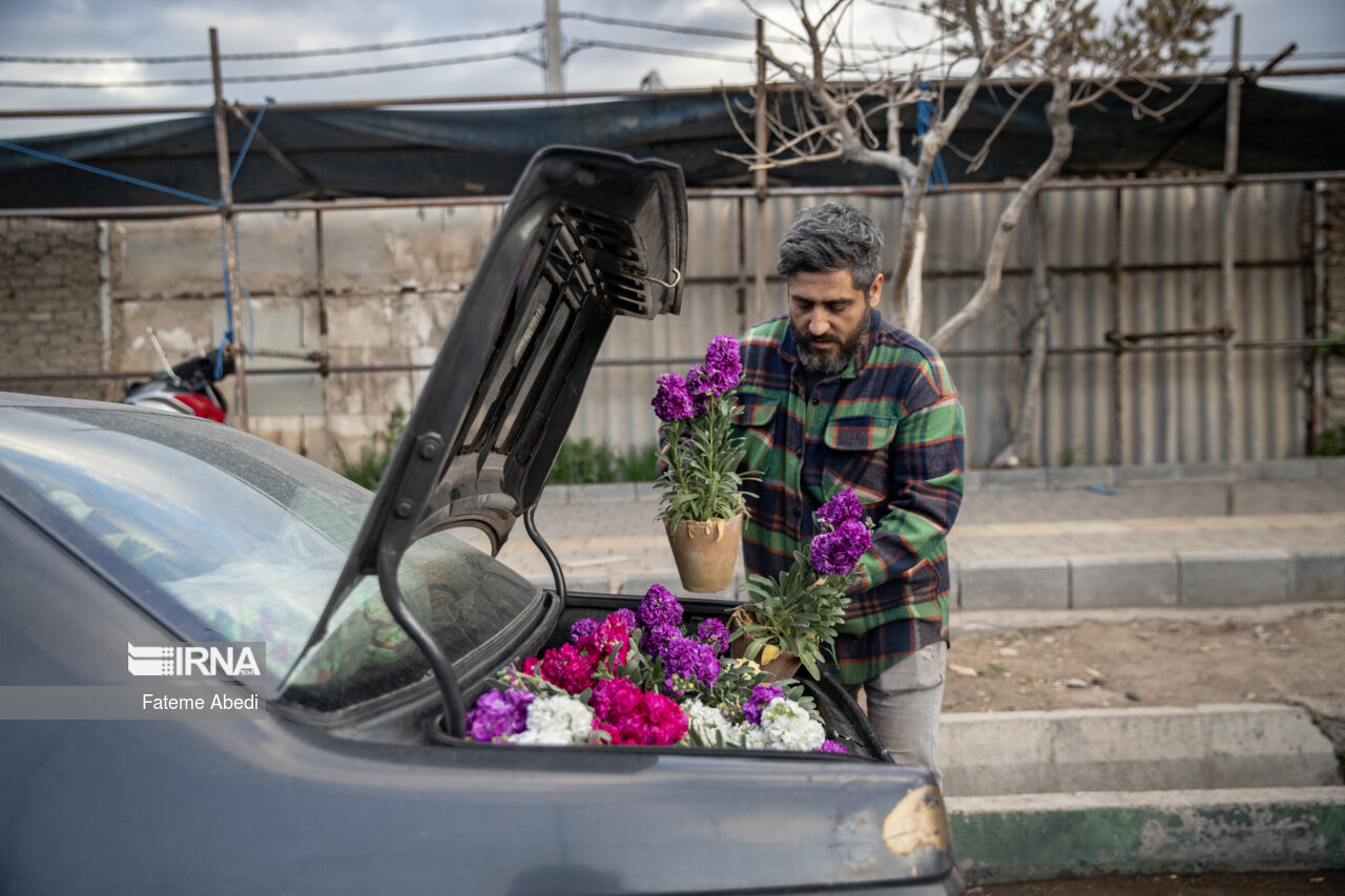 بازار گل محلاتی در آخرین روزهای سال ۱۴۰۳