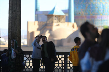 Nowruz 1403 tourists in Isfahan's Naqsh Jahan