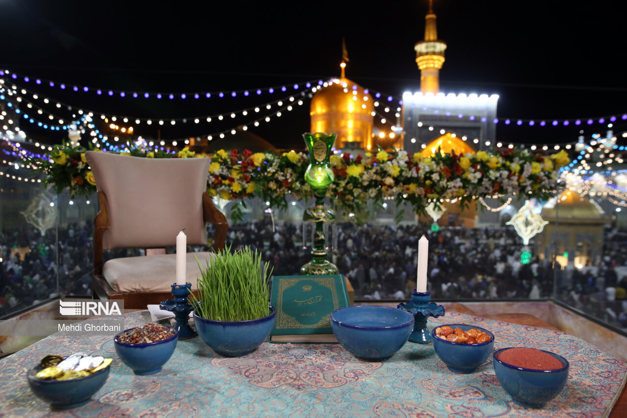 تحویل سال ۱۴۰۳ در حرم امام رضا (ع)