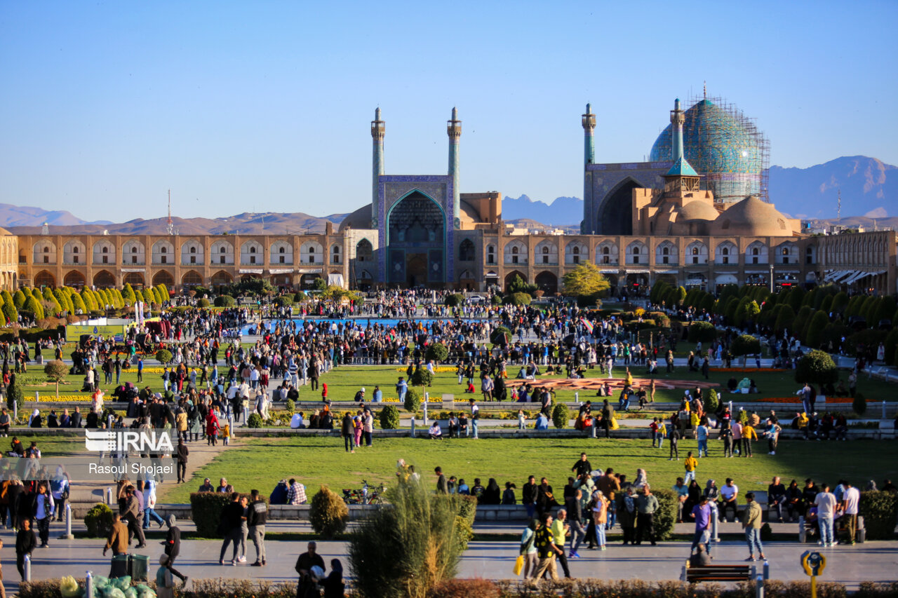۹ میلیون و ۶۰۰ هزار گردشگر نوروزی از اصفهان بازدید کردند