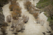 فیلم/ جاری شدن سیلاب در روستای بنادک سادات مهریز یزد