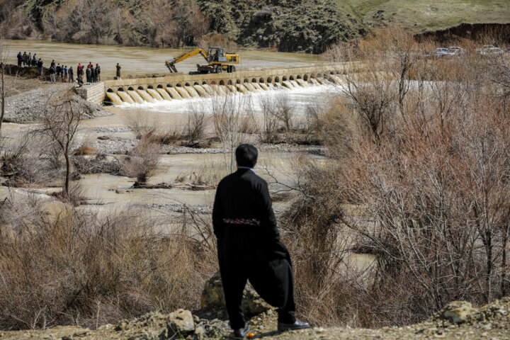 طغیان رودخانه های فصلی کردستان