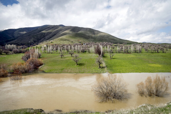 طغیان رودخانه های فصلی کردستان