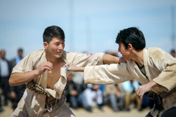Traditional wrestling of Afghans
