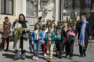 Palm Sunday ceremony