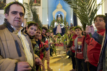 Palm Sunday ceremony