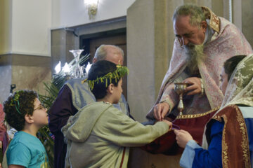 Palm Sunday ceremony