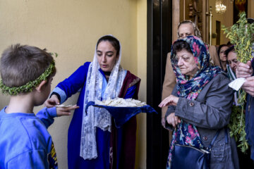 Palm Sunday ceremony