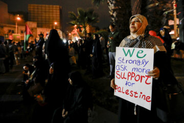 تجمع مردم در محکومیت جنایات رژیم صهیونیستی