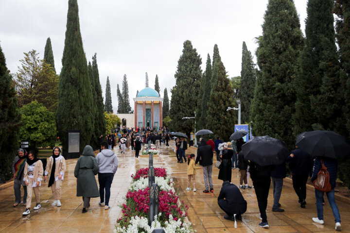 گردشگران نوروز ۱۴۰۳ در سعدیه