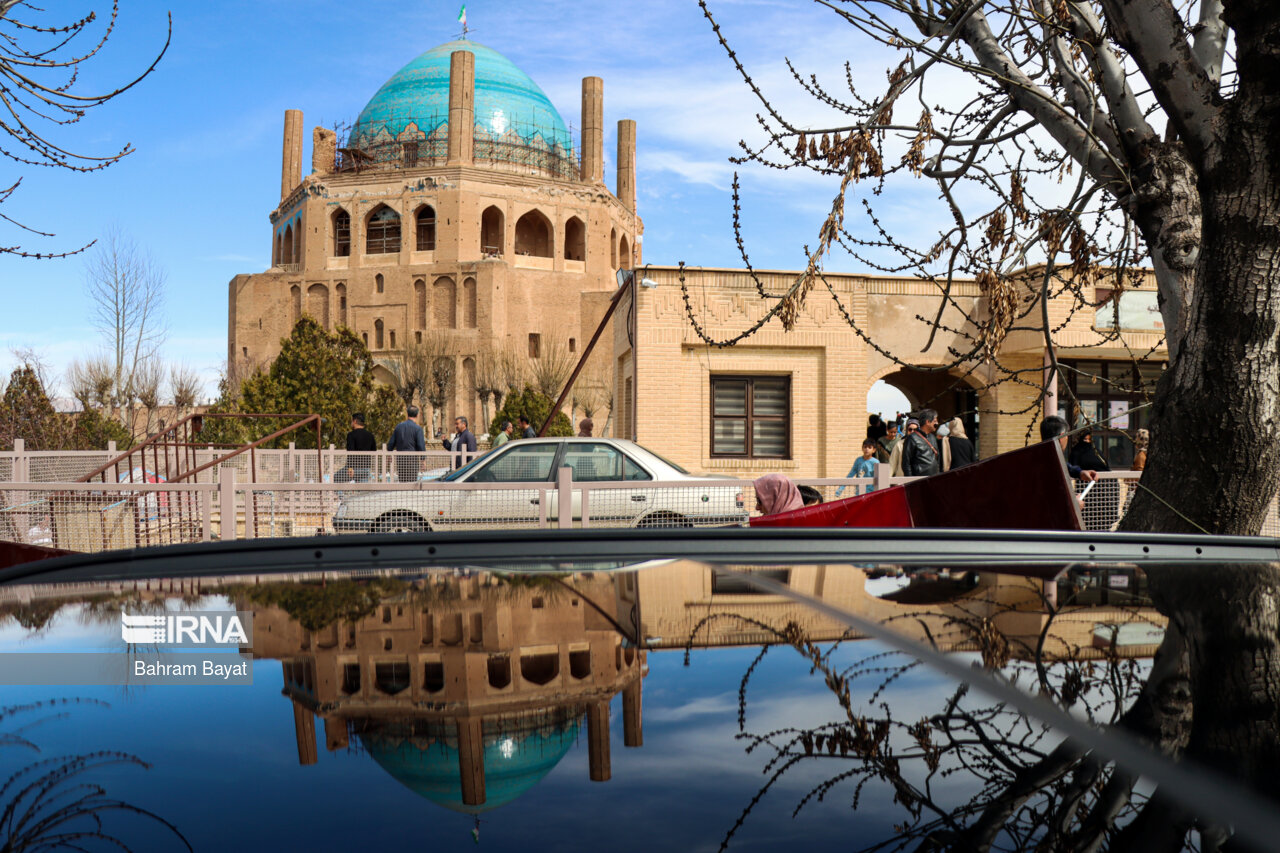 میزان بازدید گردشگران از آثار تاریخی سلطانیه ۲۰ درصد افزایش یافت